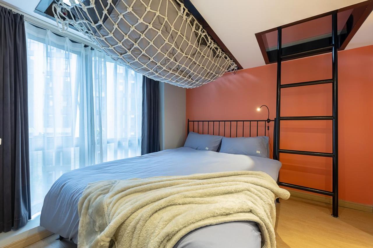 הנגז'ו Loft Apartment With Slide Hammock With Movie Viewing מראה חיצוני תמונה